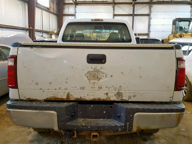 1FTWX31R58EB06222 - 2008 FORD F350 SRW S WHITE photo 9