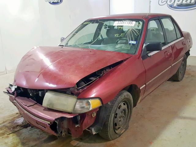 3MASM10J5SR654426 - 1995 MERCURY TRACER BAS RED photo 2