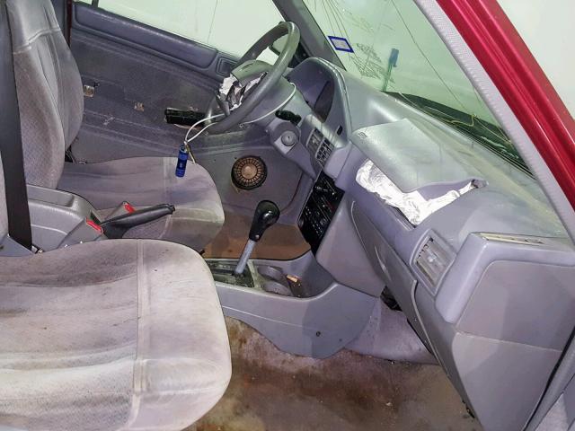 3MASM10J5SR654426 - 1995 MERCURY TRACER BAS RED photo 5