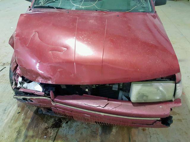 3MASM10J5SR654426 - 1995 MERCURY TRACER BAS RED photo 7