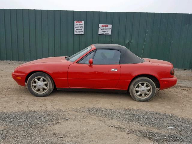 JM1NA3513N1302535 - 1992 MAZDA MX-5 MIATA RED photo 9