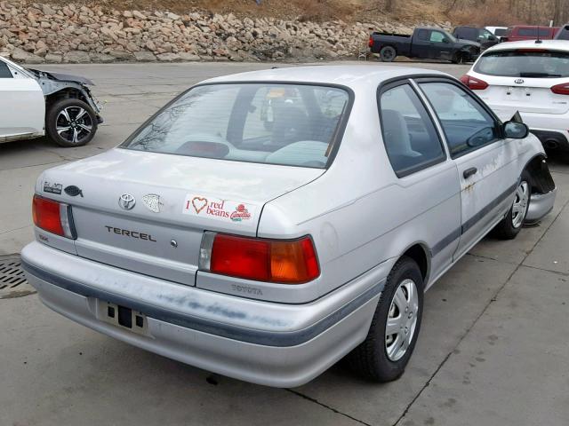 JT2EL43B8N0182841 - 1992 TOYOTA TERCEL DEL SILVER photo 4