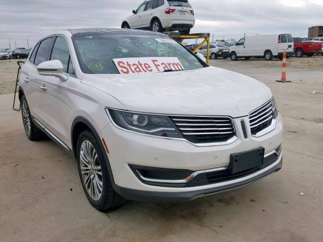 2LMTJ6LR6GBL28040 - 2016 LINCOLN MKX RESERV 白色 照片 1