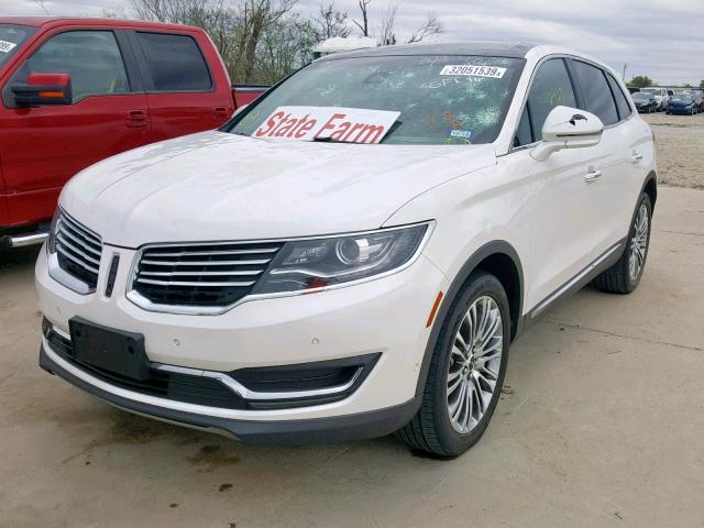 2LMTJ6LR6GBL28040 - 2016 LINCOLN MKX RESERV 白色 照片 2