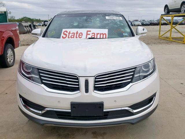 2LMTJ6LR6GBL28040 - 2016 LINCOLN MKX RESERV 白色 照片 9