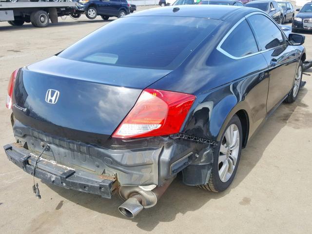 1HGCS1B83BA007300 - 2011 HONDA ACCORD EXL BLACK photo 4