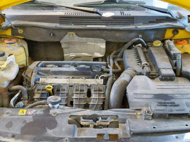 1B3HB28C47D552094 - 2007 DODGE CALIBER YELLOW photo 7