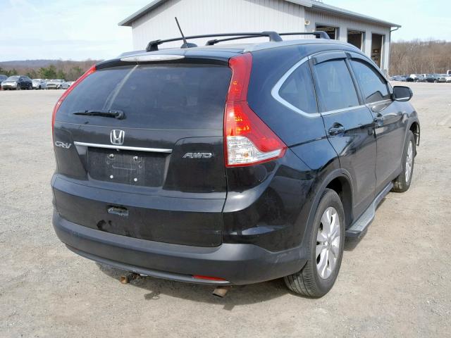 2HKRM4H7XEH650453 - 2014 HONDA CR-V EXL BLACK photo 4