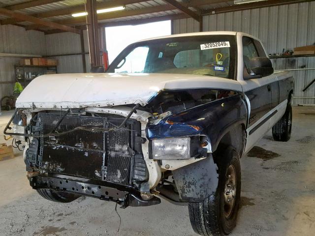 1B7KC23601J519847 - 2001 DODGE RAM 2500 WHITE photo 2