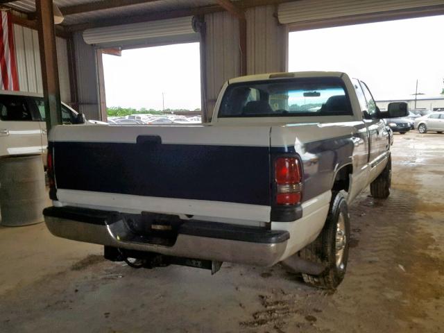 1B7KC23601J519847 - 2001 DODGE RAM 2500 WHITE photo 4