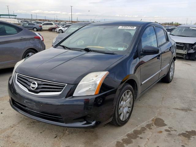 3N1AB6AP7CL754374 - 2012 NISSAN SENTRA 2.0 BLACK photo 2