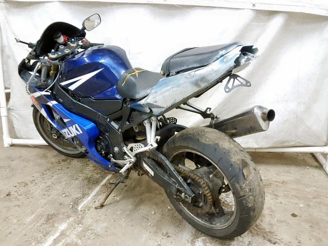 JS1GN7CA942105668 - 2004 SUZUKI GSX-R600 K BLUE photo 3