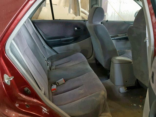 JM1BJ225630140312 - 2003 MAZDA PROTEGE DX MAROON photo 6