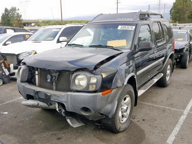 5N1ED28T94C639451 - 2004 NISSAN XTERRA XE BLACK photo 2