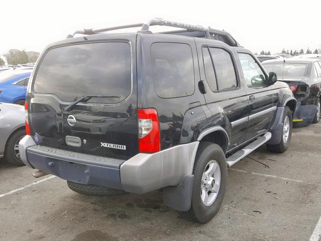 5N1ED28T94C639451 - 2004 NISSAN XTERRA XE BLACK photo 4