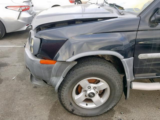 5N1ED28T94C639451 - 2004 NISSAN XTERRA XE BLACK photo 9