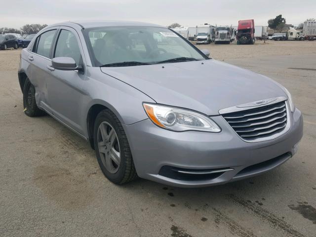 1C3CCBAB3EN125024 - 2014 CHRYSLER 200 LX SILVER photo 1