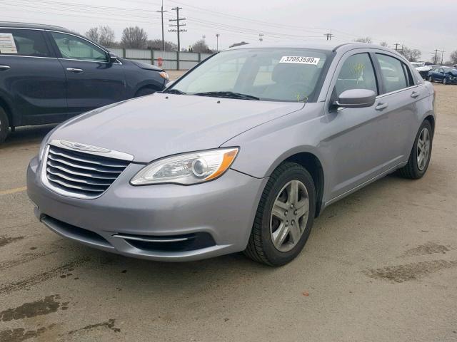 1C3CCBAB3EN125024 - 2014 CHRYSLER 200 LX SILVER photo 2