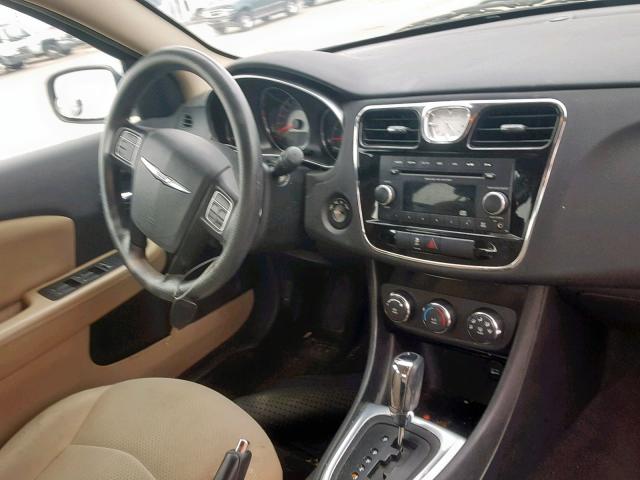 1C3CCBAB3EN125024 - 2014 CHRYSLER 200 LX SILVER photo 9