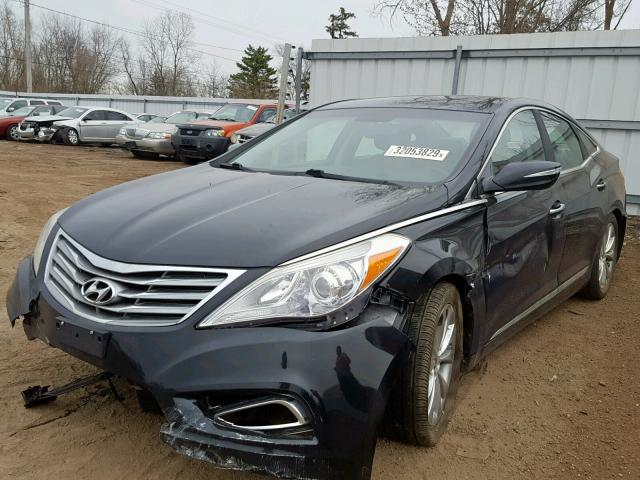 KMHFG4JGXDA257431 - 2013 HYUNDAI AZERA BLACK photo 2