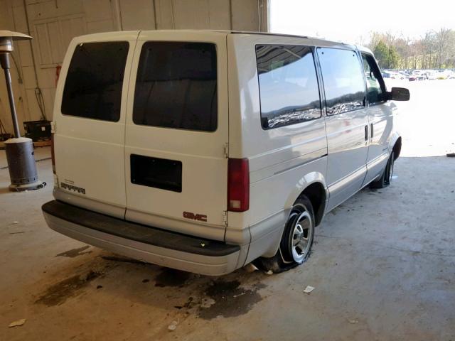 1GKDM19W3YB514528 - 2000 GMC SAFARI XT WHITE photo 4