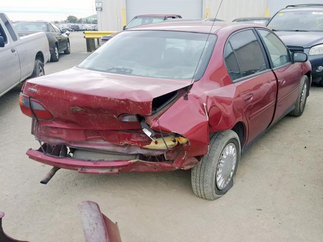 1G1ND52F64M589555 - 2004 CHEVROLET CLASSIC BURGUNDY photo 4