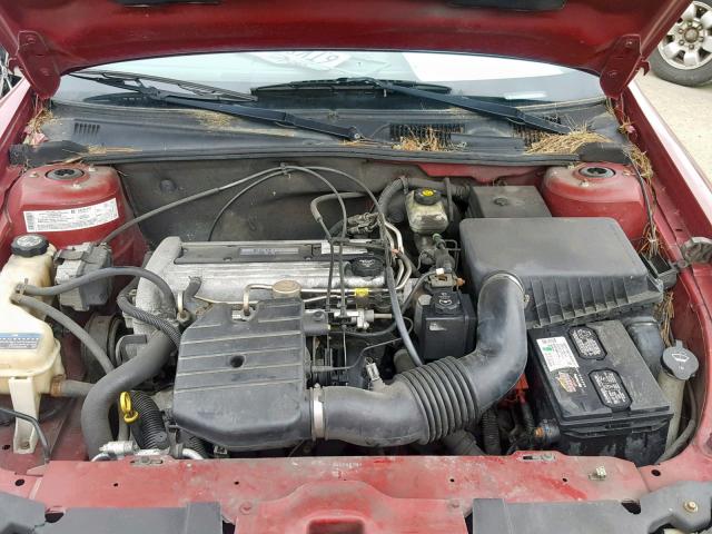 1G1ND52F64M589555 - 2004 CHEVROLET CLASSIC BURGUNDY photo 7