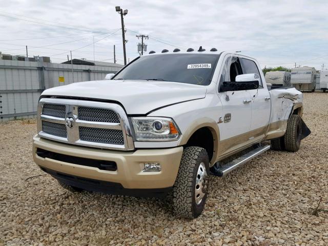 3C63RRKL3DG615861 - 2013 RAM 3500 LONGH WHITE photo 2