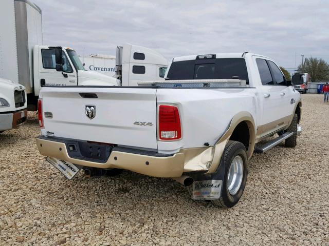 3C63RRKL3DG615861 - 2013 RAM 3500 LONGH WHITE photo 4