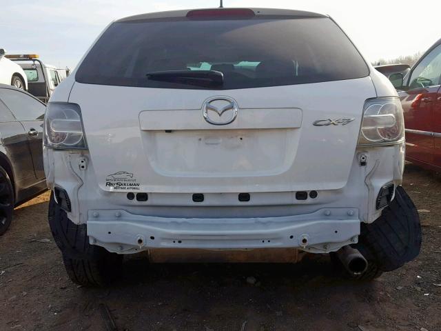 JM3ER2C50C0416785 - 2012 MAZDA CX-7 WHITE photo 9