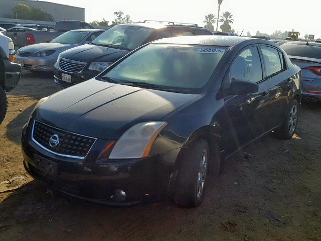 3N1AB61E48L662810 - 2008 NISSAN SENTRA 2.0 BLACK photo 2