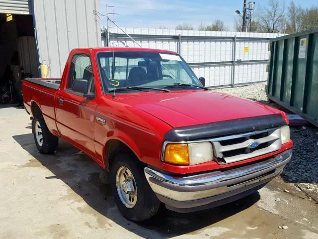 1FTCR10A7VTA46982 - 1997 FORD RANGER RED photo 1