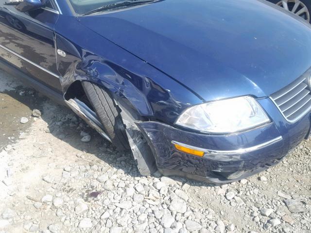 WVWYH63B01E248555 - 2001 VOLKSWAGEN PASSAT GLX 蓝色 照片 9