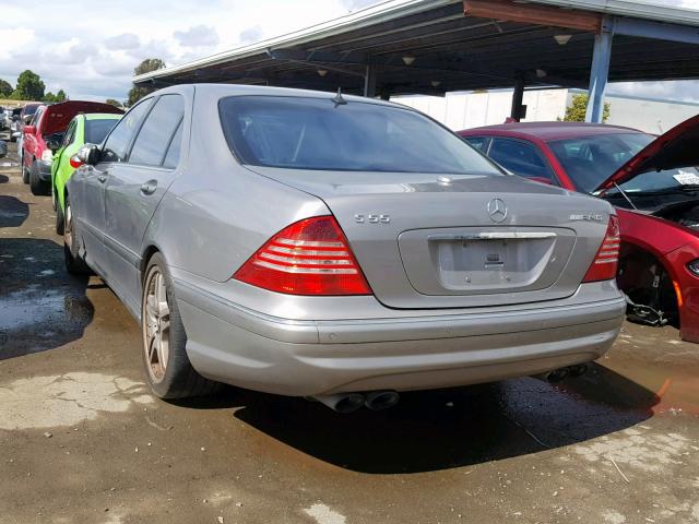 WDBNG74JX6A481518 - 2006 MERCEDES-BENZ S 55 AMG SILVER photo 3