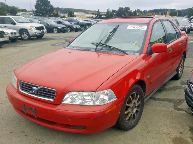 YV1VS27514F040646 - 2004 VOLVO S40 1.9T RED photo 2