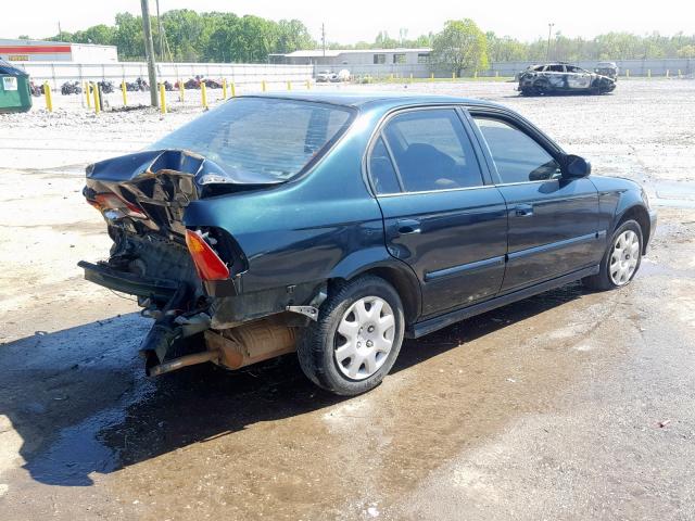 2HGEJ6614YH537355 - 2000 HONDA CIVIC BASE Yaşıl foto 4