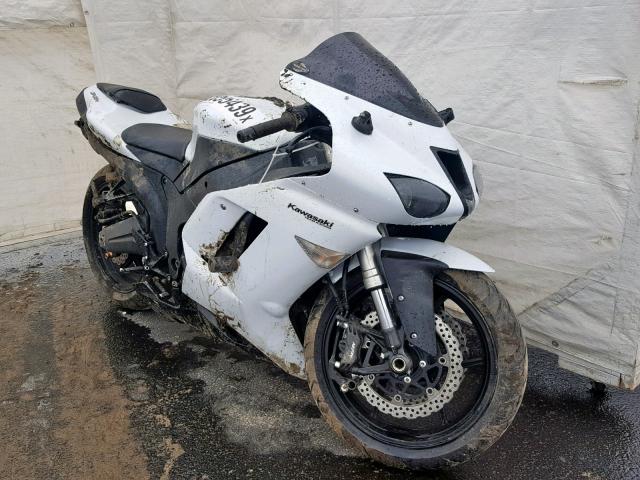 JKAZX4P178A047891 - 2008 KAWASAKI ZX600 P WHITE photo 1