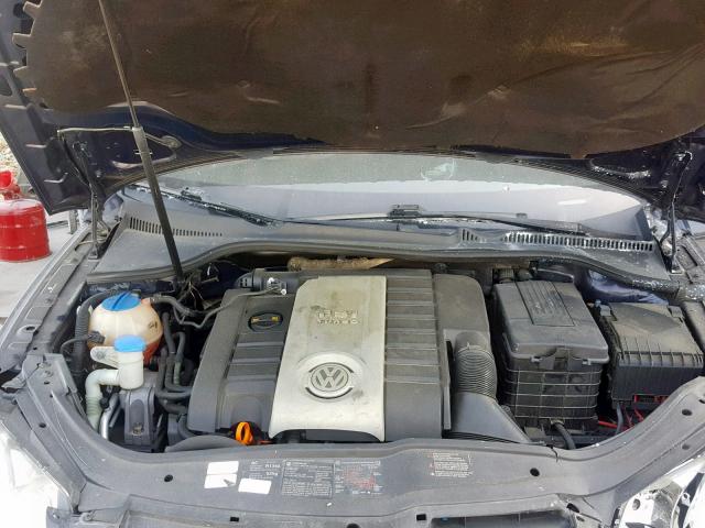 WVWFA71F17V038000 - 2007 VOLKSWAGEN EOS 2.0T L BLUE photo 7