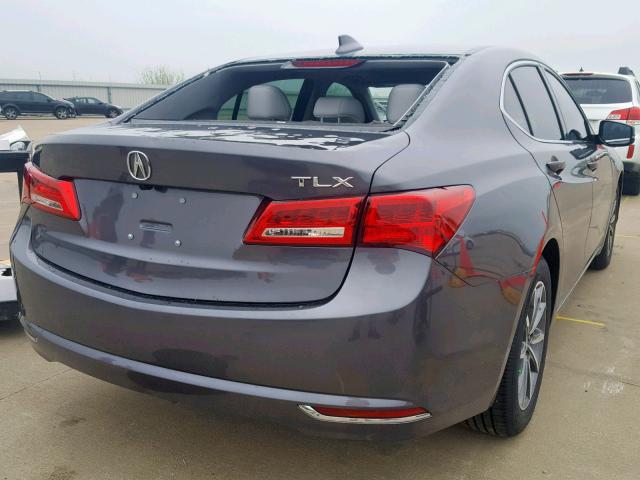 19UUB1F51KA008000 - 2019 ACURA TLX CHARCOAL photo 4