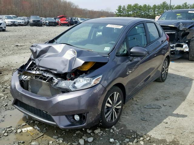 3HGGK5H73GM704953 - 2016 HONDA FIT EX GRAY photo 2