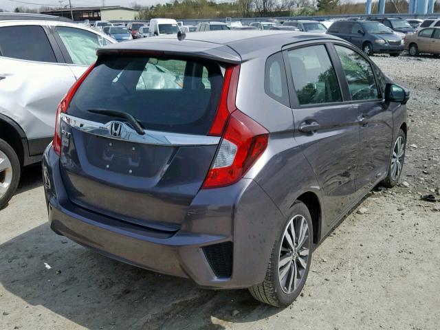 3HGGK5H73GM704953 - 2016 HONDA FIT EX GRAY photo 4