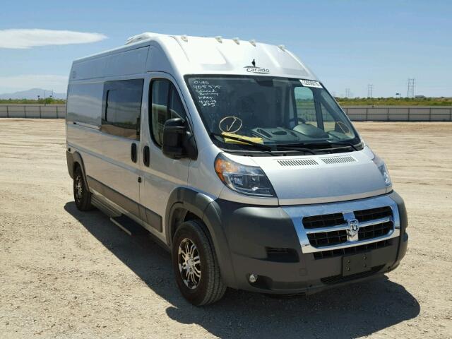 3C6TRVDG4HE529744 - 2017 RAM PROMASTER 银色 照片 1