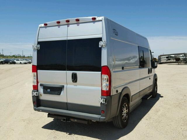 3C6TRVDG4HE529744 - 2017 RAM PROMASTER 银色 照片 4