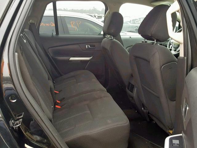 2FMDK3GC4DBB25550 - 2013 FORD EDGE SE BLACK photo 6