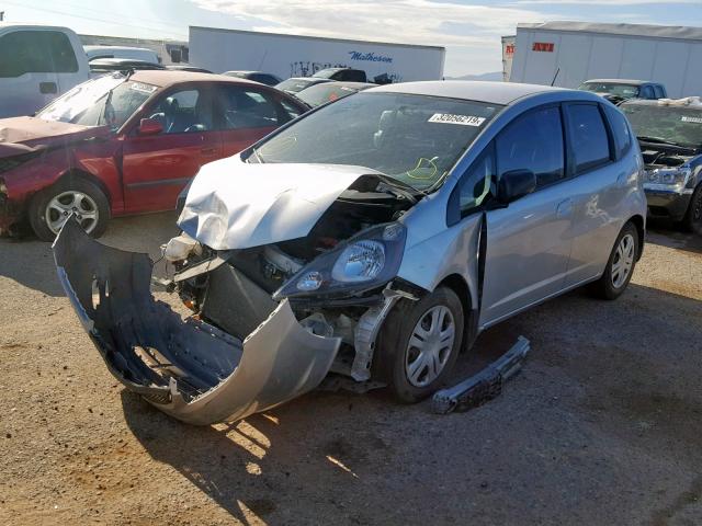 JHMGE8H34BC028672 - 2011 HONDA FIT SILVER photo 2