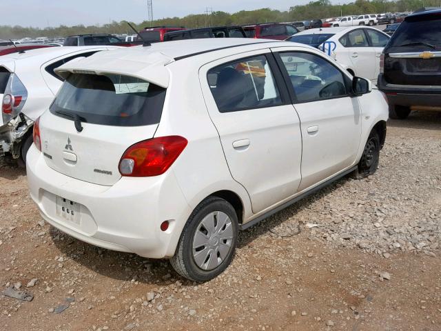 ML32A3HJ3FH032717 - 2015 MITSUBISHI MIRAGE DE WHITE photo 4