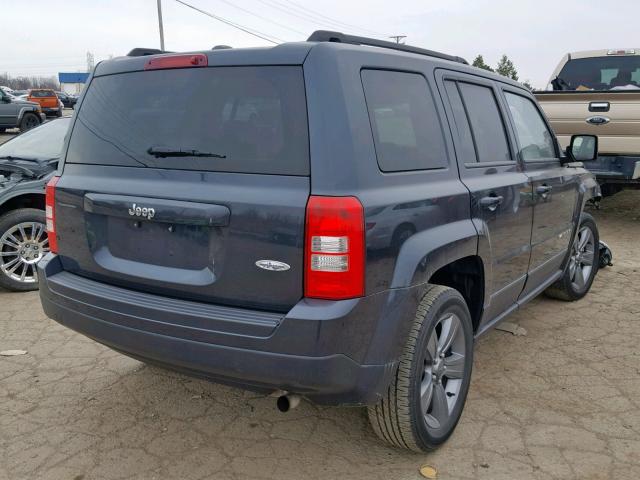 1C4NJPFA1ED850909 - 2014 JEEP PATRIOT LA BLUE photo 4