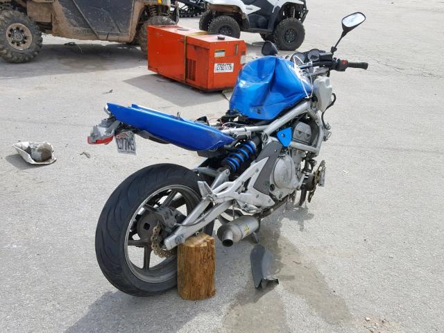 JKAEXEA107A019006 - 2007 KAWASAKI EX650 A Mavi foto 4