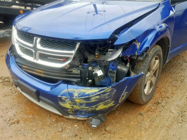 3C4PDCBGXCT290608 - 2012 DODGE JOURNEY SX BLUE photo 9