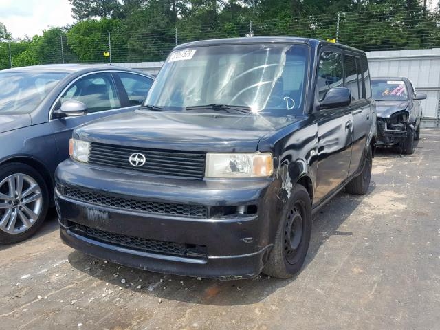 JTLKT324264058263 - 2006 TOYOTA SCION XB BLACK photo 2